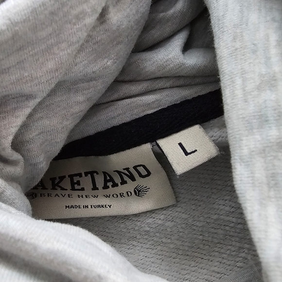 Naketano double cowl hoodie, size L - Picture 3 of 5